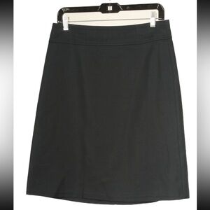 Banana Republic Skirt Women’s 8 Navy Blue A Line Lined Stretch Knee Length